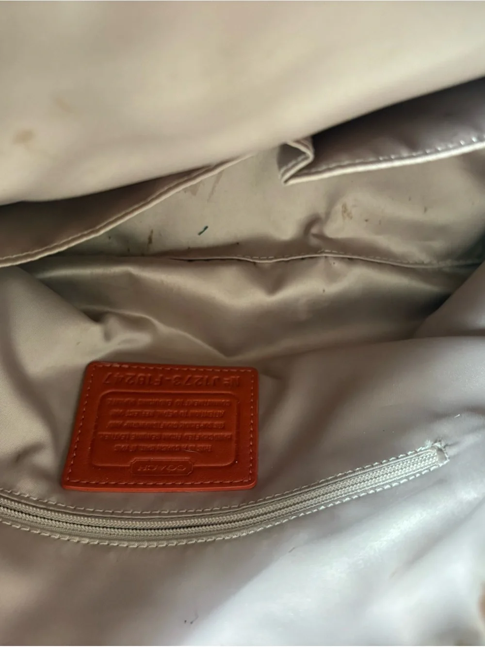 Coach Leather Satchel with Gold Hardware - Picture 3 of 5